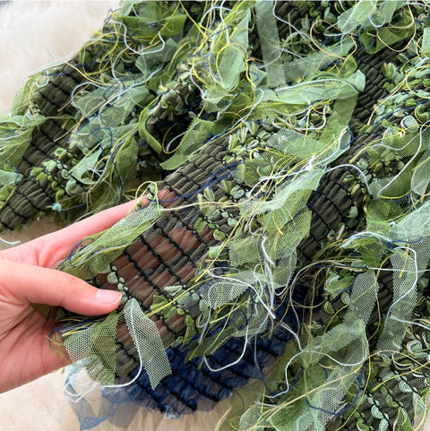 Chic See-through Mesh Fringed Dress