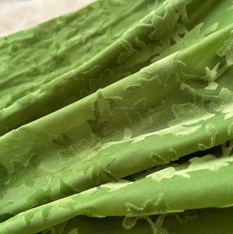 Sexy Jacquard Velvet Slip Dress