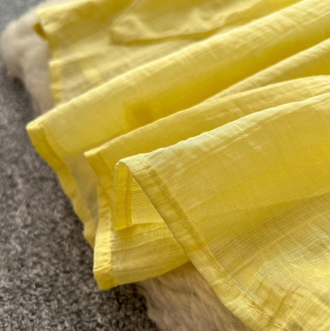 Irregular Design 3d Ruffled Slip Dress