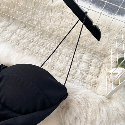 Sexy Black Mesh Slip Dress