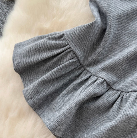 Ruffled Tank Top & Trousers Casual 2Pcs