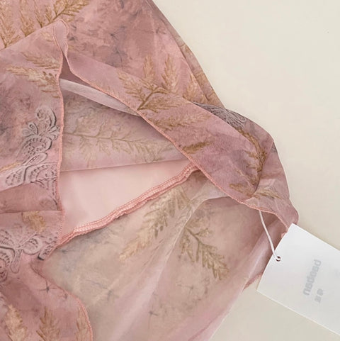 Elegant Sequin Printed Slip Dress