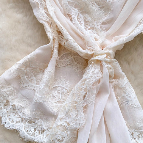 Niche Embroidered Lace Trim Top
