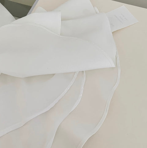 Elegant Beaded Collar Puffy Dress