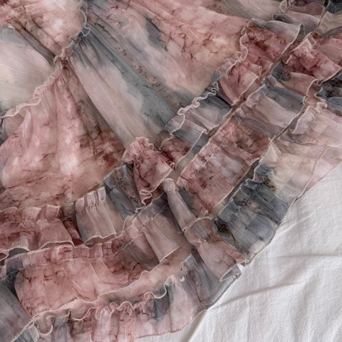 Floral Layered Chiffon Slip Top