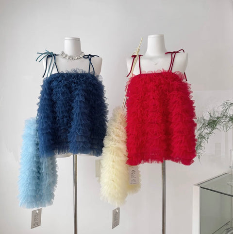 Fairy Layered Mesh Camisole Top