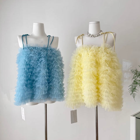 Fairy Layered Mesh Camisole Top