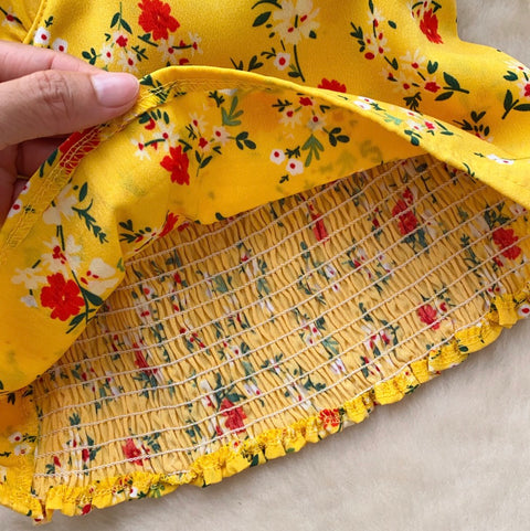 Sexy Lace Halter Floral Top