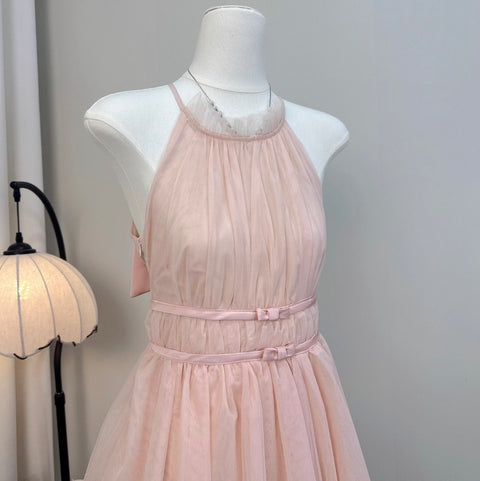 Sweetie Pink Lace Patchwork Dress