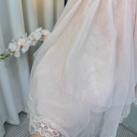 Sweetie Pink Lace Patchwork Dress