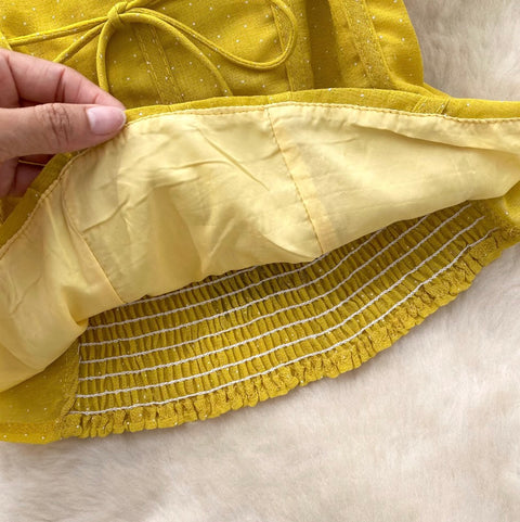 French Style Square Neckline Shirt