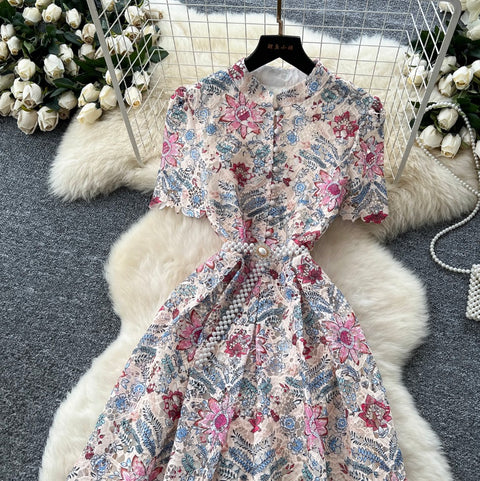Premium Crochet Floral Lace Dress