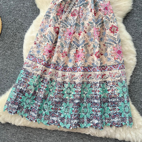 Premium Crochet Floral Lace Dress
