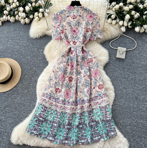 Premium Crochet Floral Lace Dress