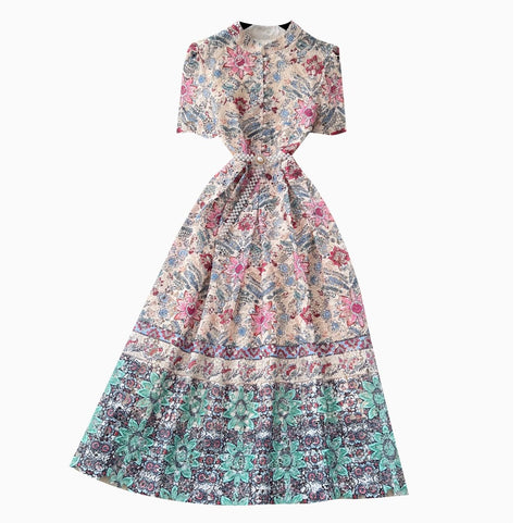 Premium Crochet Floral Lace Dress