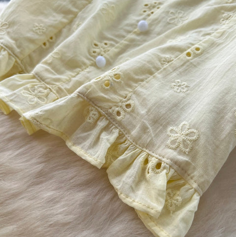 Beaded Shirt & Skirt Embroidery 2Pcs