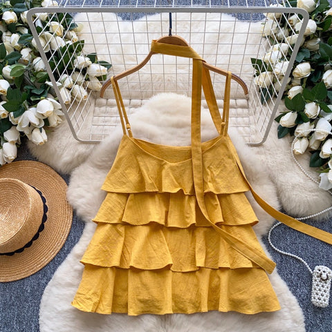 Layered Camisole with Ribbon