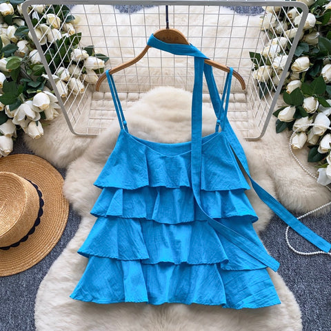 Layered Camisole with Ribbon