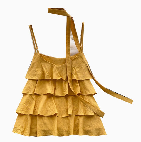 Layered Camisole with Ribbon