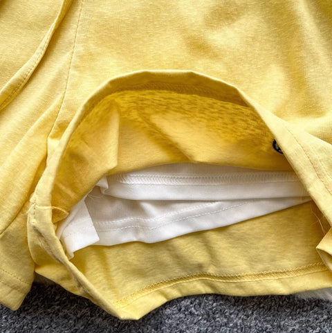 Sportswear Hoodie & Wide-leg Shorts 2Pcs