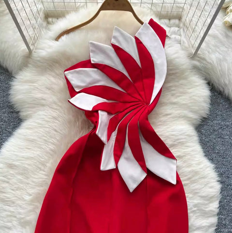 High-end 3D Decor Bustier Jumpsuit