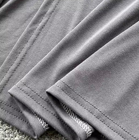 Midriff-baring Shirt & Slip Dress 2Pcs