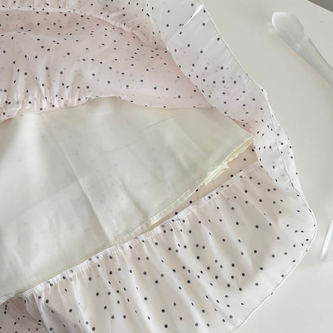 Polka Dot Beaded Cake Dress