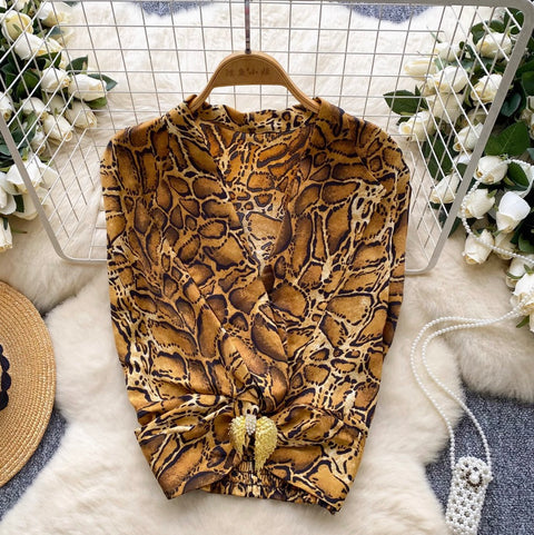 Suit Collar Midriff-baring Satin Vest