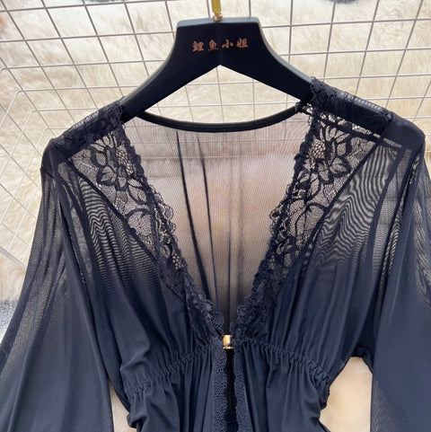 Sexy See-through Mesh Jumpsuit