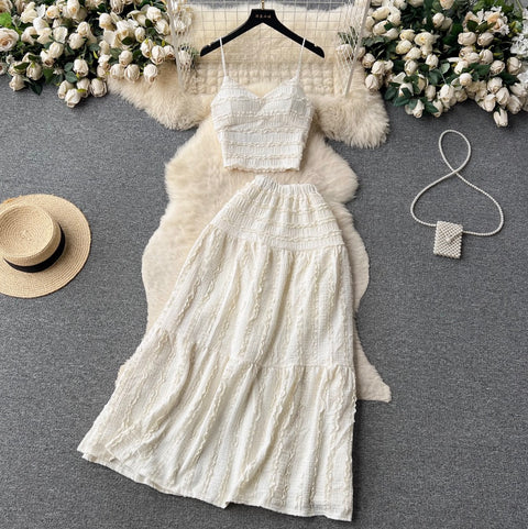 Sweetie Camisole & Half-body Skirt 2Pcs