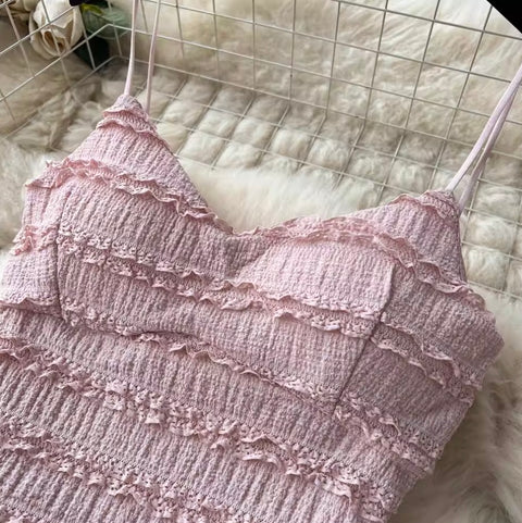 Sweetie Camisole & Half-body Skirt 2Pcs