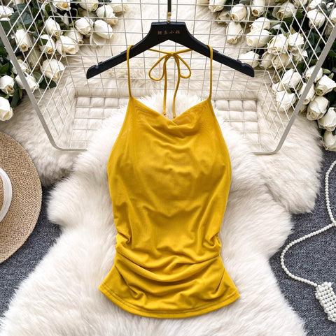 Hottie Lace-up Backless Camisole
