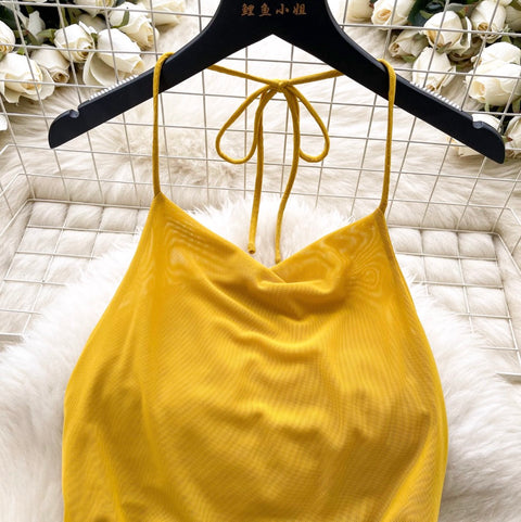Hottie Lace-up Backless Camisole