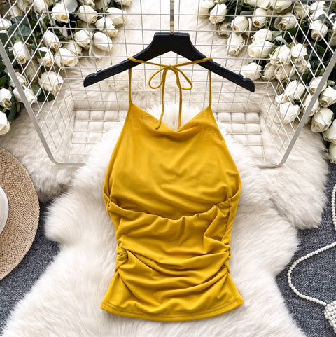 Hottie Lace-up Backless Camisole
