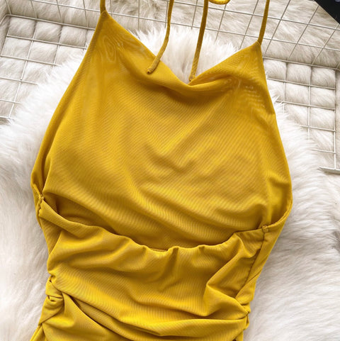 Hottie Lace-up Backless Camisole