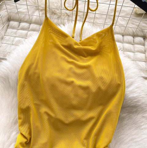 Hottie Lace-up Backless Camisole