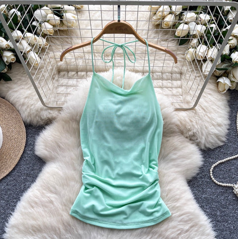 Hottie Lace-up Backless Camisole
