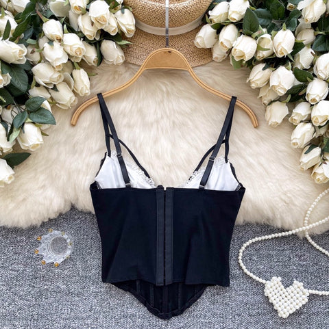 Courtly Lace Patchwork Fishbone Camisole