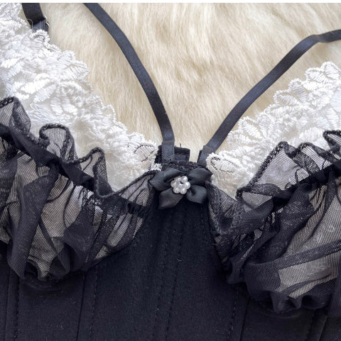 Courtly Lace Patchwork Fishbone Camisole