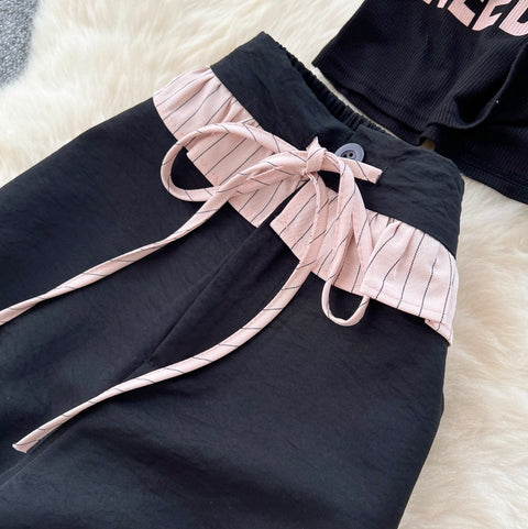 Hottie Printed Overlay Camisole & Trouser 3Pcs