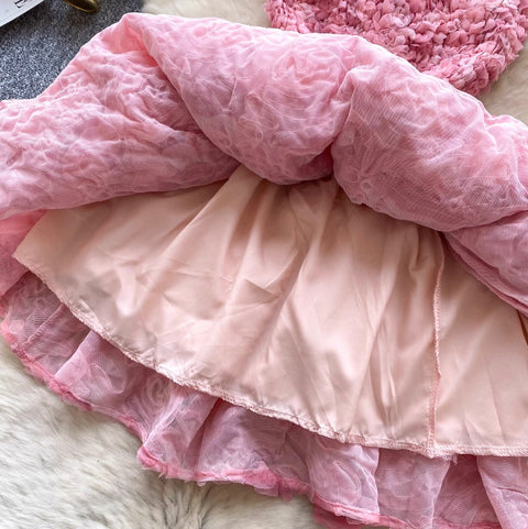 Sweetie 3D Puffy Bustier Dress