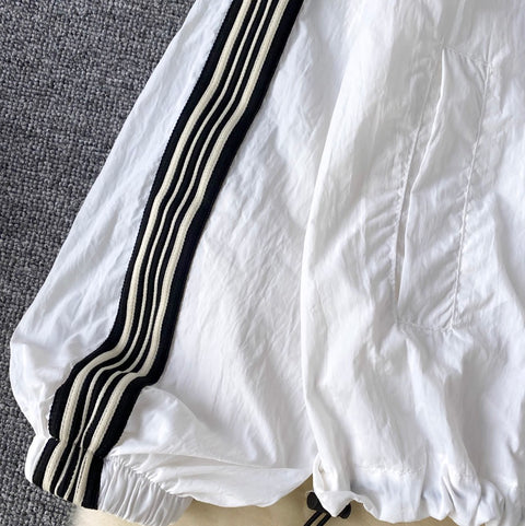 Sunscreen Hooded Jacket & Skirt 2Pcs