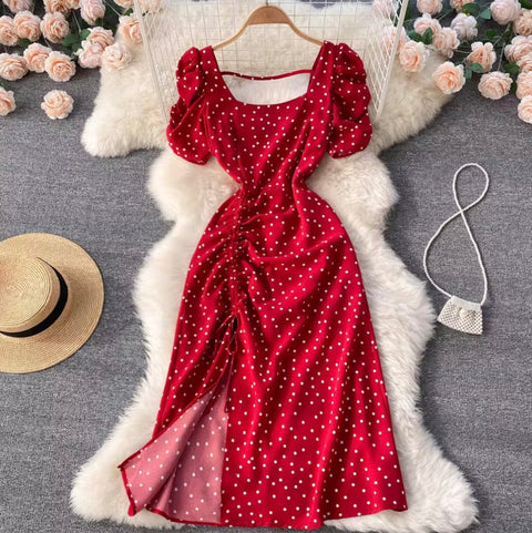 Sweetie Polka Dot Printed Dress