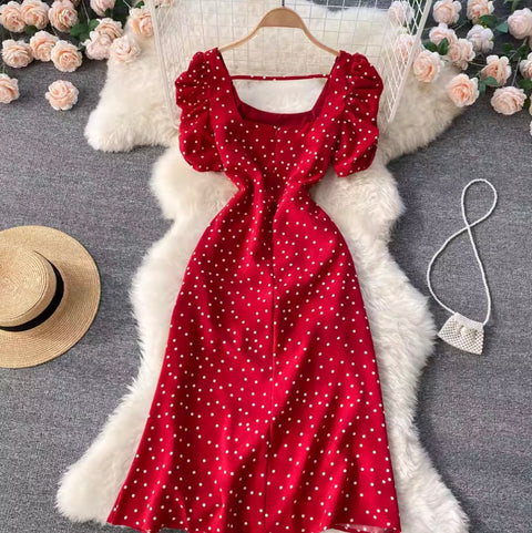 Sweetie Polka Dot Printed Dress