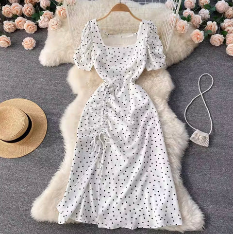 Sweetie Polka Dot Printed Dress