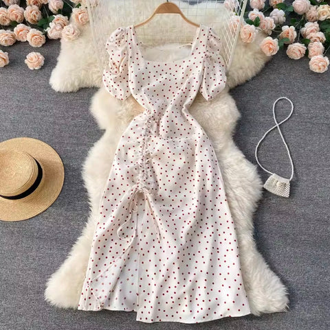 Sweetie Polka Dot Printed Dress