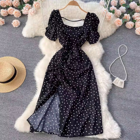 Sweetie Polka Dot Printed Dress