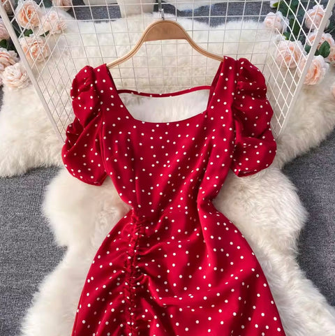 Sweetie Polka Dot Printed Dress