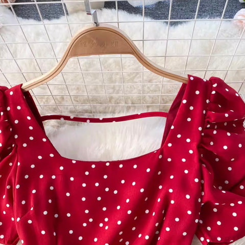Sweetie Polka Dot Printed Dress