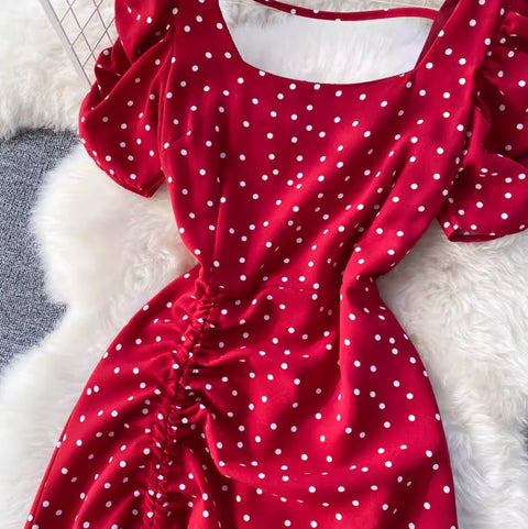Sweetie Polka Dot Printed Dress